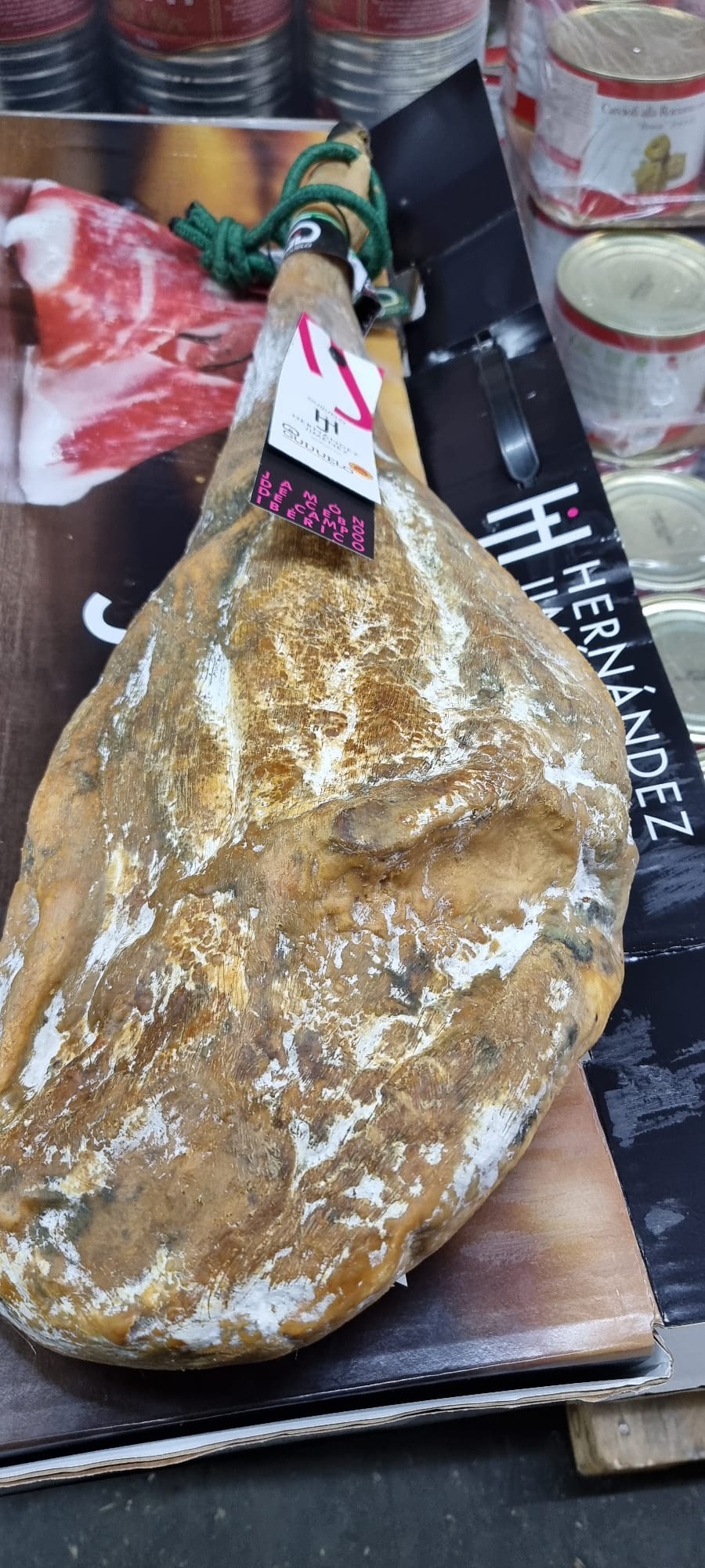 JAMBON 100% IBERIQUE AVEC OS